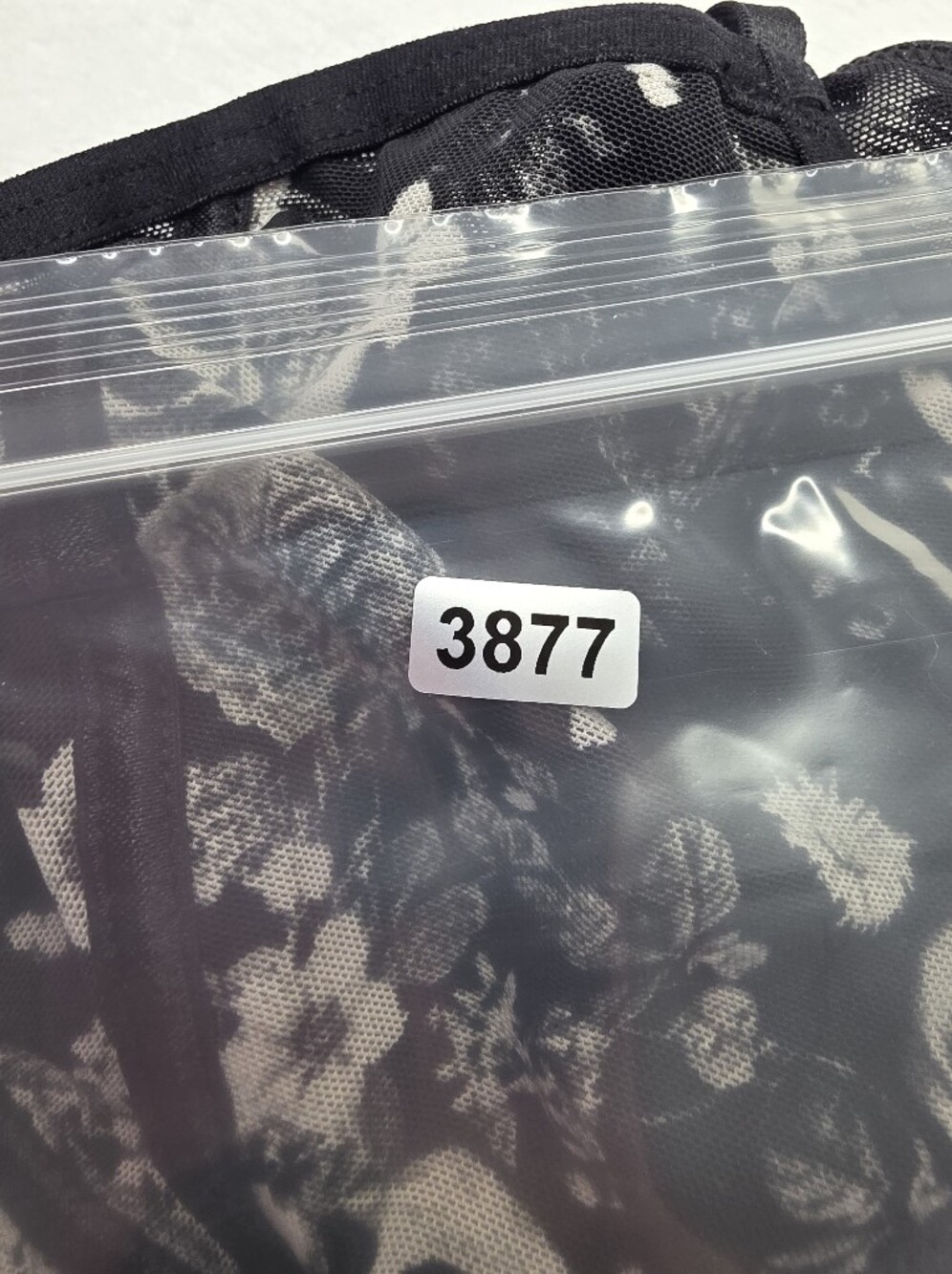 NEW Torrid 0 12 Black Skull Floral Mesh Strappy Longline Wired Bra CX-3877 - Picture 12 of 12